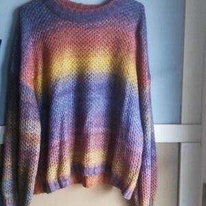 Ajax sweater in Rainbow size L